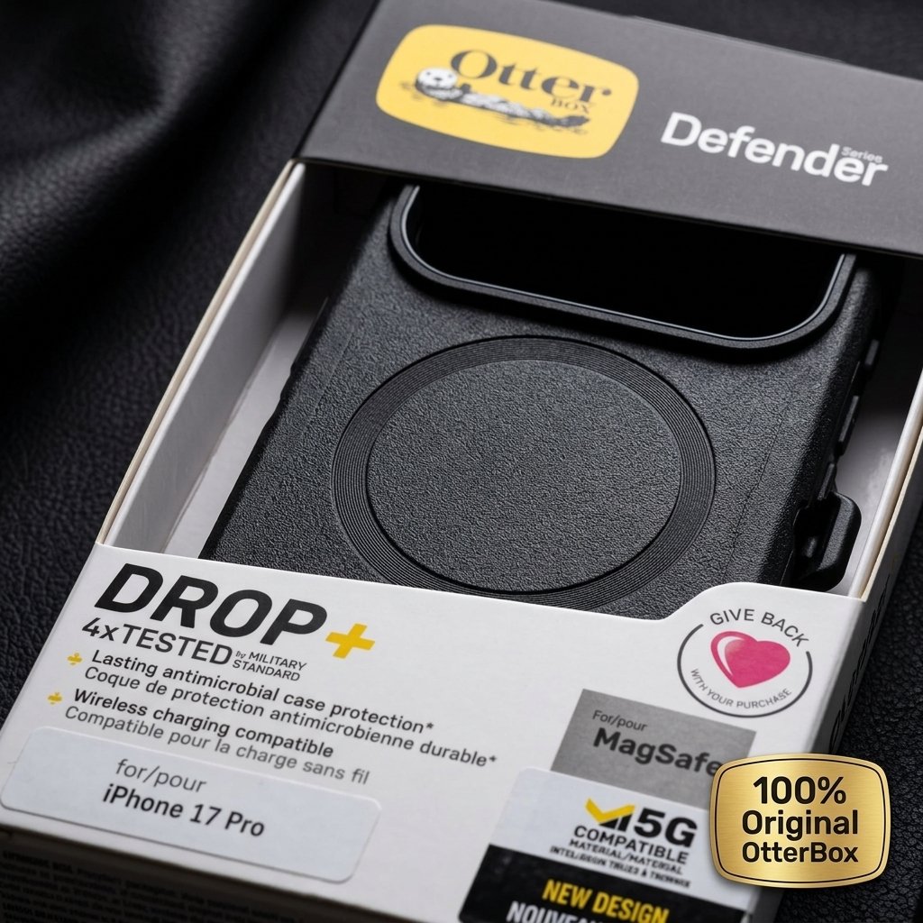 Estuche Otterbox Defender Magsafe Iphone 17 pro negro — foto 2
