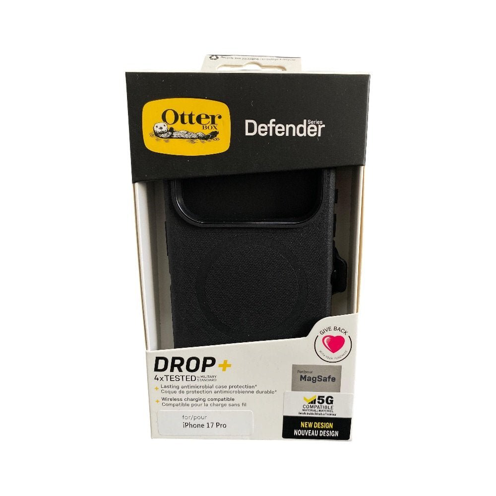 Estuche Otterbox Defender Magsafe Iphone 17 pro negro