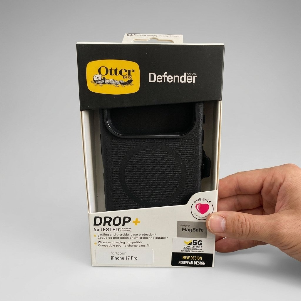 Estuche Otterbox Defender Magsafe Iphone 17 pro negro — foto 7