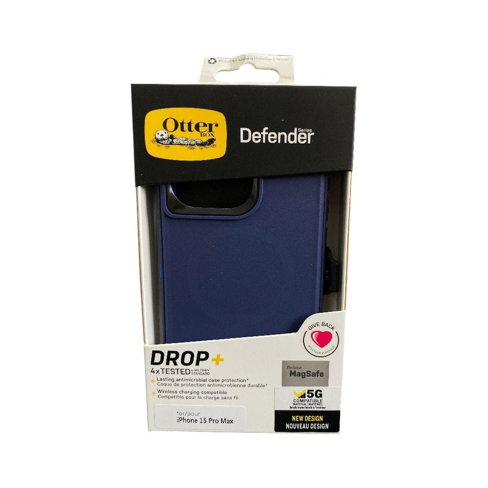Estuche Otterbox Defender Magsafe Iphone 15 pro max azul