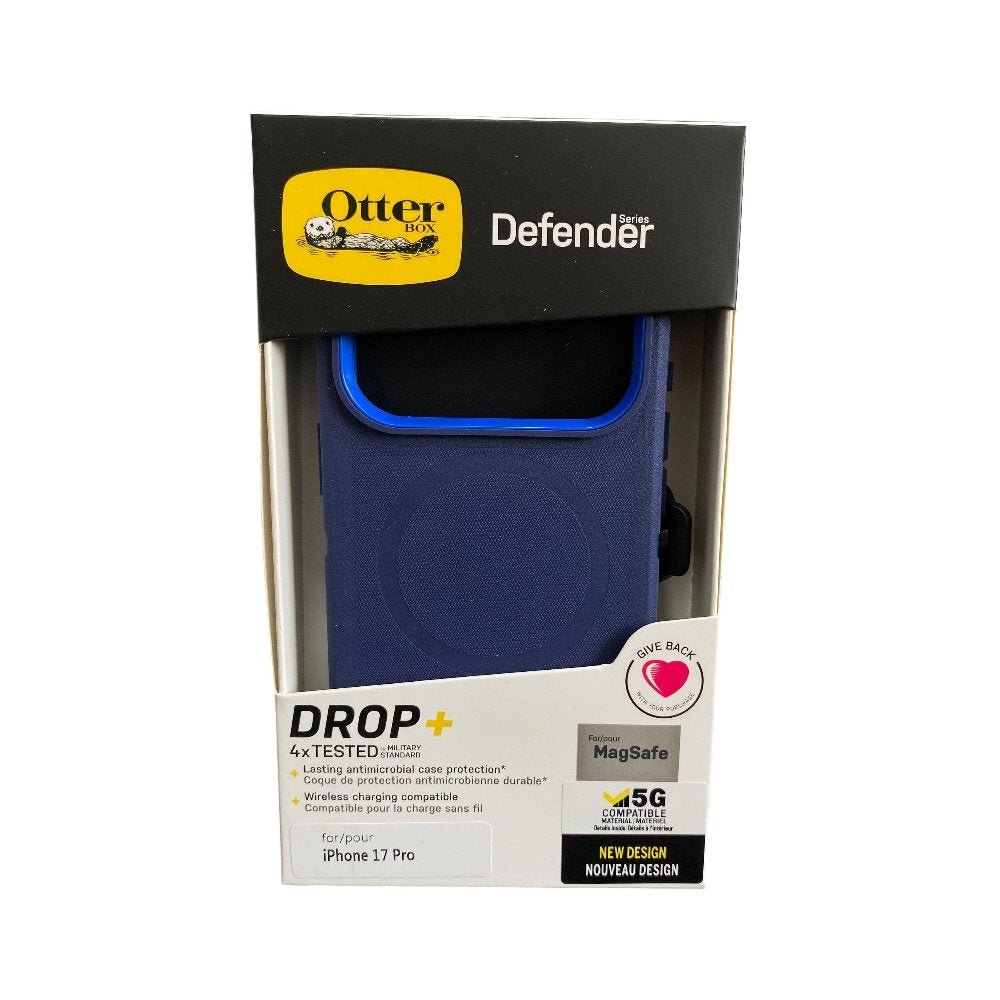 Estuche Otterbox Defender Magsafe Iphone 17 pro azul