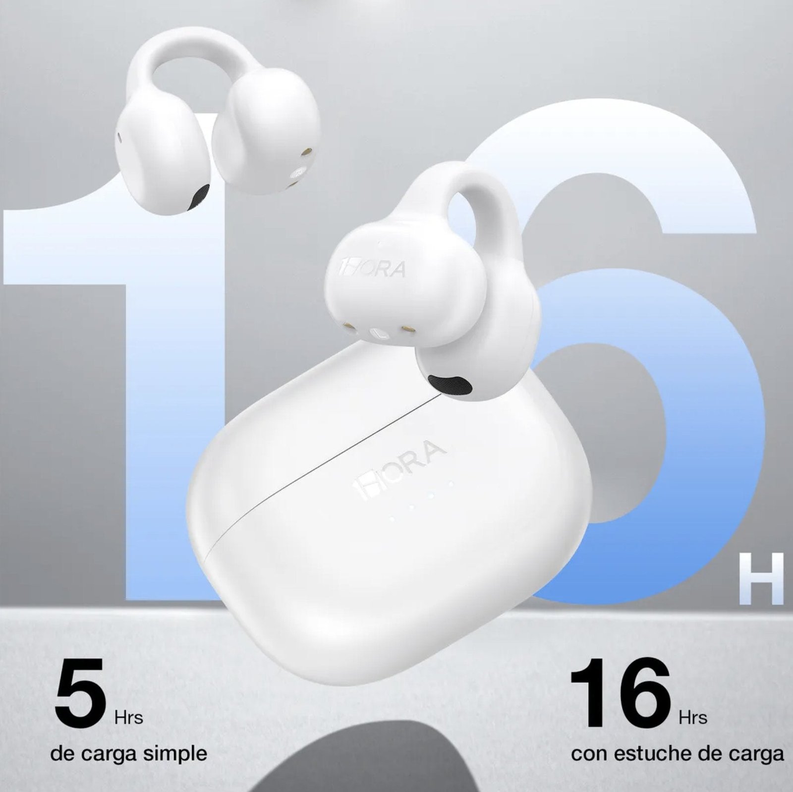 Audifonos Inalambricos 1hora blanco AUT210 — foto 3