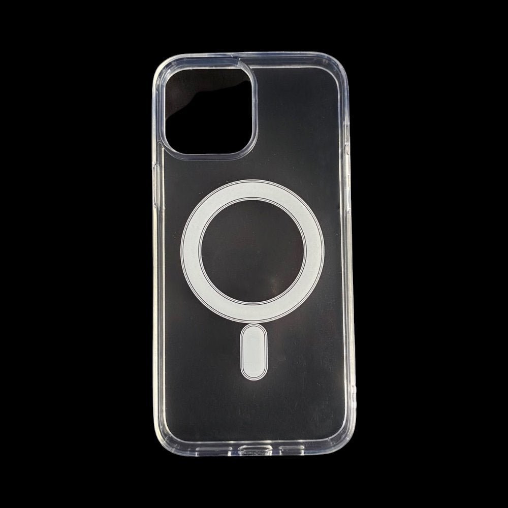 Estuche el rey botones gris color trasparente con magsafe iphone 13 pro max