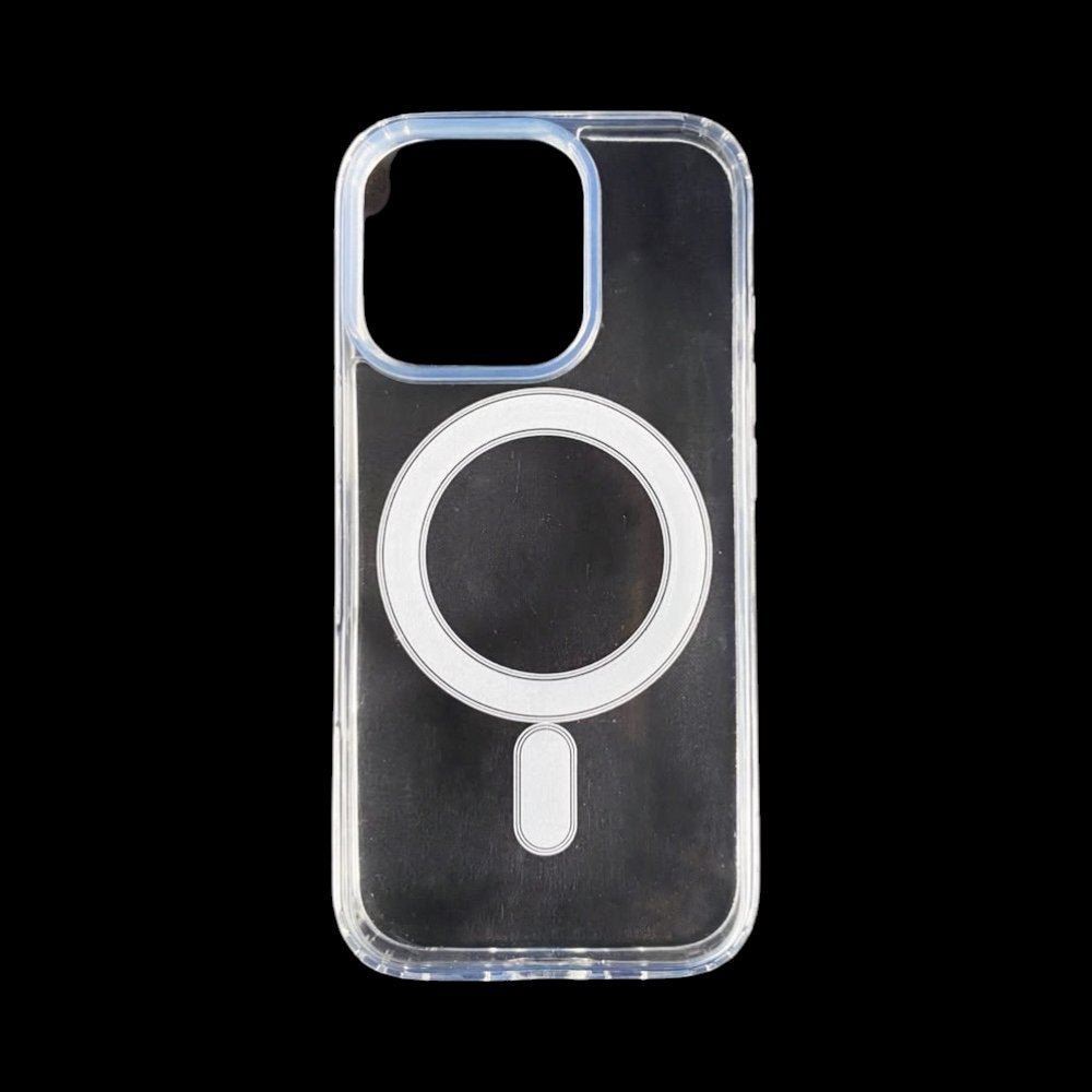 Estuche el rey botones gris color trasparente con magsafe iphone 16 pro