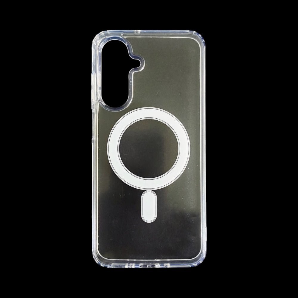 Estuche el rey botones gris color trasparente con magsafe samsung A37