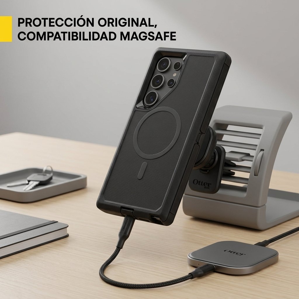 Estuche Otterbox Defender Magsafe samsung s25 ultra — foto 4