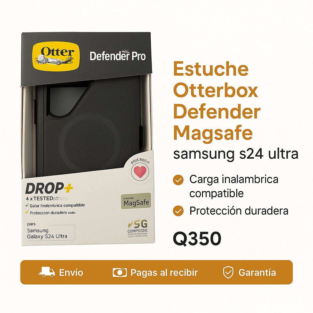 Estuche Otterbox Defender Magsafe samsung s24 ultra — foto 6